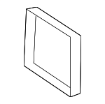 1K0820080 - HVAC: Evaporator Assembly Gasket for Volkswagen: CC, Eos, Golf, Golf R, GTI, Jetta, Passat, R32, Rabbit, Tiguan, Tiguan Limited Image