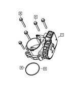 4861661AA - Fuel: Throttle Body for Mopar Image