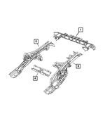 68214274AA - Frame, Bumper and Fascia: Rear Energy Absorber for Mopar Image