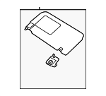 Sun-Visor Assembly Left-Hand