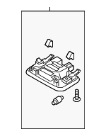 92850AB000YFR - : Dome Lamp for Hyundai Image