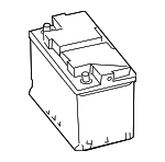 1982800826 - Electrical: Vehicle Battery for Mercedes-Benz Image