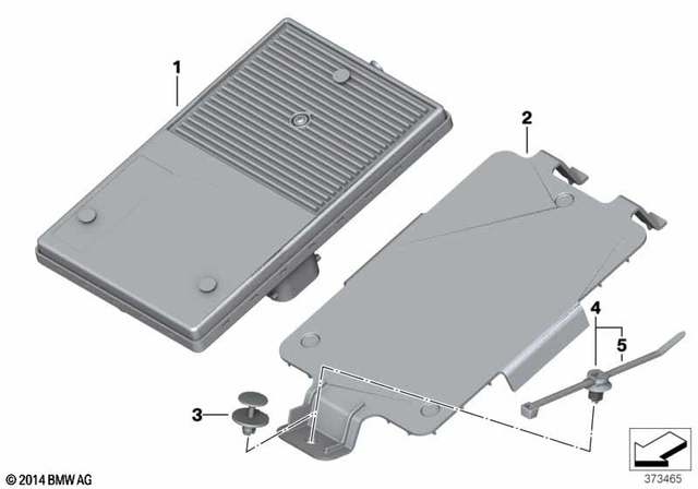 61358394839 - General Electrical System: Central Chassis Electronics - 17-07-500 for BMW-Motorrad Image