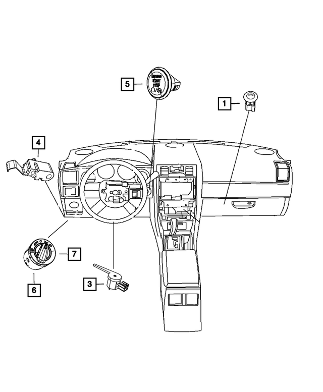 5189366AB - Electrical: Parking Brake Switch for Mopar Image