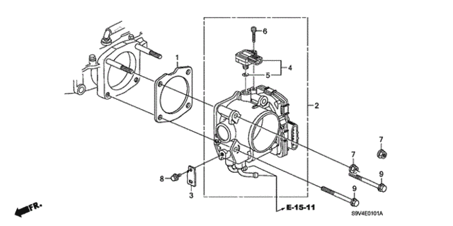 Throttle Body ('05-) for 2007 Honda Pilot #0