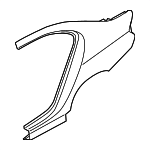 41217240487 - Body: Quarter Panel for BMW: 528i, 528i xDrive, 535d, 535d xDrive, 535i, 535i xDrive, 550i, 550i xDrive, ActiveHybrid 5, M5 Image