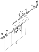 ZZL032550A - Steering: Shaft Assembly for Mazda Image