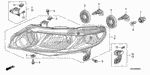 93913154G0 - Electrical/Exhaust/Heater/Fuel: SCREW, TAPPING (5X16) (PO) for Honda Image