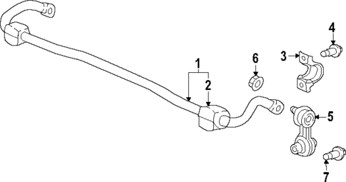 Stabilizer Bar & Components for 2025 Honda CR-V #2
