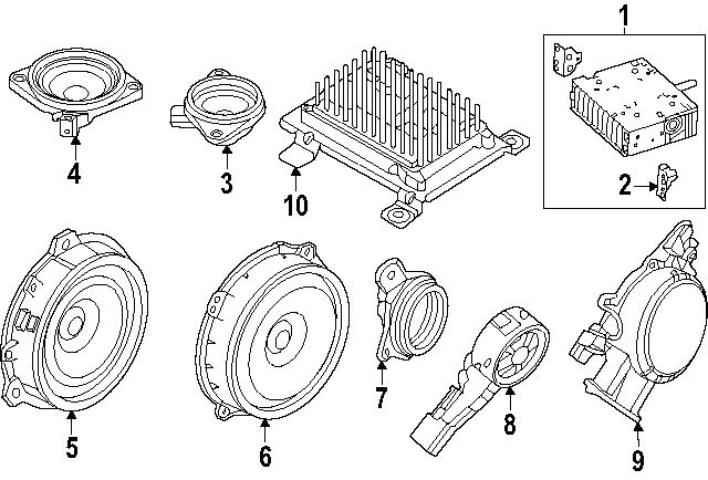 96560R0TA0 - : Radio Control for Kia Image