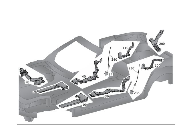 945453801 - Electrical System: Plug Housing for Mercedes-Benz Image