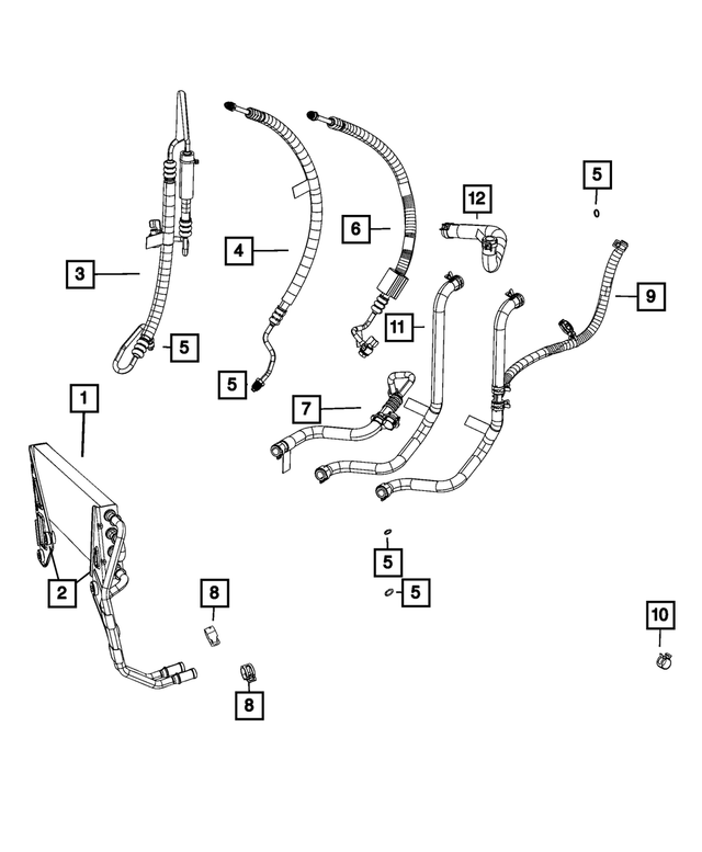 68025417AA - Steering: Hex Head Bolt And Coned Washer for Mopar Image