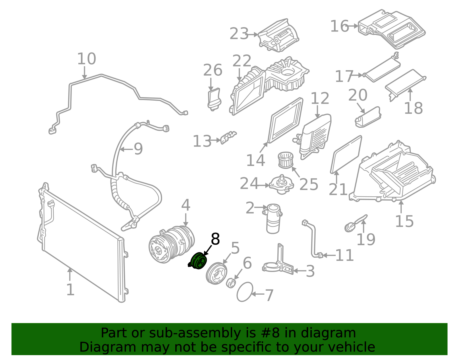 Air Conditioning Compressor Clutch Coil 89019185 | OEM Parts Online