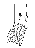 81526S9VA02 - Body: Seat Back Frame for Honda: Pilot Image