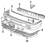 191805903J2BC - : Spoiler for Volkswagen Image