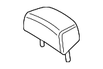 52207256492 - Body: Headrest, Center for BMW: X3 Image