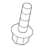 N91268001 - Electrical: Outer Belt Assembly Screw for Audi Image