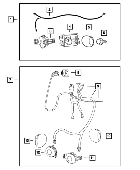 Fog Lights and Electrical for 2008 Dodge Ram 2500 #0
