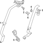 888855MR1A - Electrical: Outer Belt Assembly for Nissan: ARIYA Image