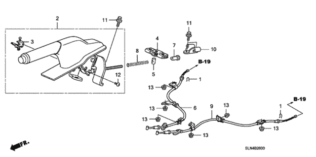 Parking Brake for 2007 Honda Fit #0