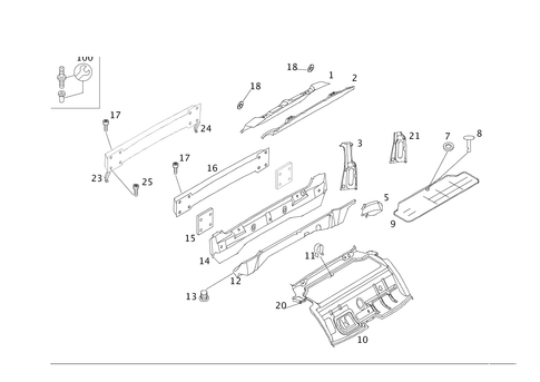 Rear End Floor for 2011 Smart Fortwo #0