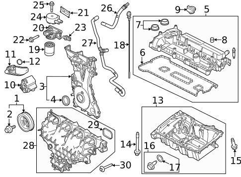 Valve & Timing Covers for 2017 Ford Focus #0