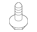 9A700769800 - Body: Front Shield Screw for Porsche: 718 Boxster, 718 Cayman, 718 Spyder, 911, Boxster, Cayenne, Cayman, Macan, Panamera, Taycan Image