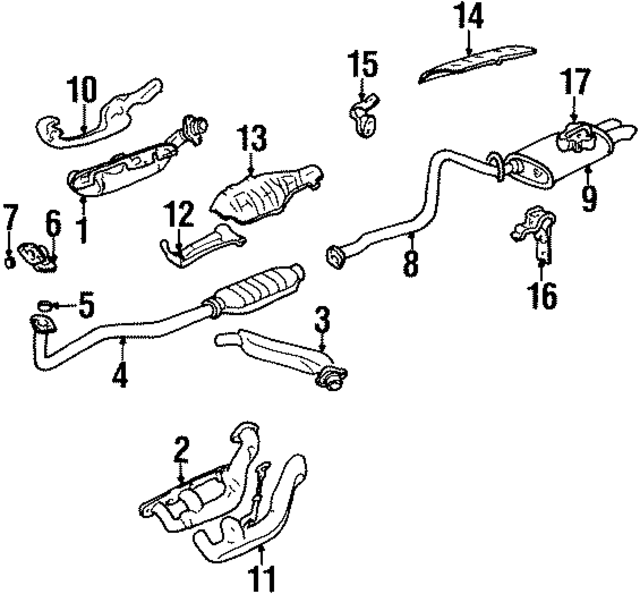 24504544 - : Exhaust Pipe To Manifold Gasket for GM Image