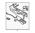 969101NF7C - Body: Console Assembly for Infiniti Image
