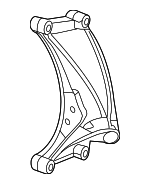 6E903143D - Electrical: Alternator Bracket for Audi Image