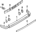 BA1150221A - Body: Face Bar for Mazda: GLC Image