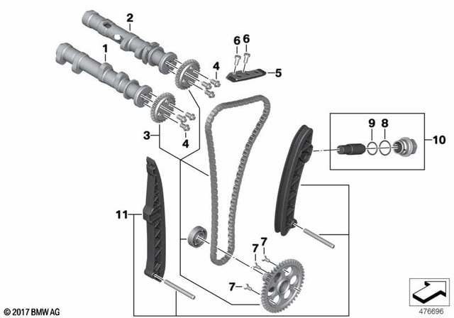 11318387903 - : Camshaft Exhaust          for BMW-Motorrad Image
