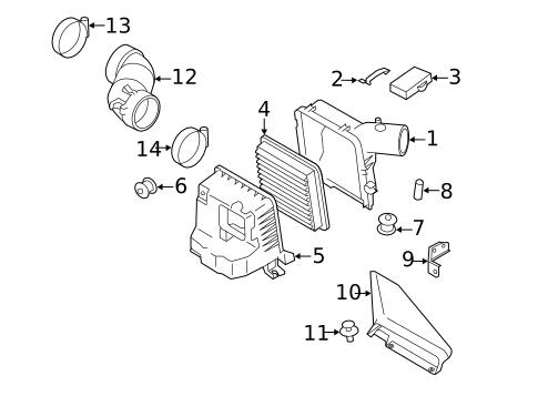 Air Cleaner for 2018 Subaru WRX STI #0