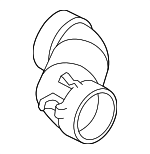 57253VA011 - Air &amp; Fuel Delivery: Engine Air Intake Hose for Subaru Image