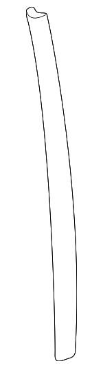 51348125375 - : Window Molding for BMW: 740i, 740iL Image