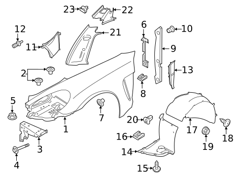 Fender & Components for 2021 Porsche Panamera #0