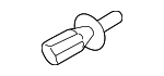N0385012 - : Air Duct Rivet for Porsche: 911, Cayenne, Panamera Image