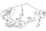 2015407732 - Electrical Equipment and Instruments: Electrical Wiring Harness for Mercedes-Benz: 190E Image
