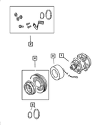 55111414AA - Air Conditioning &amp; Heater: Air Conditioning Compressor, Remanufactured for Mopar Image
