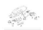 2076803889 - Panelling: Cover, Instrument Panel for Mercedes-Benz Image