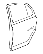 6700447030 - Body: Door Shell for Toyota: Prius Image