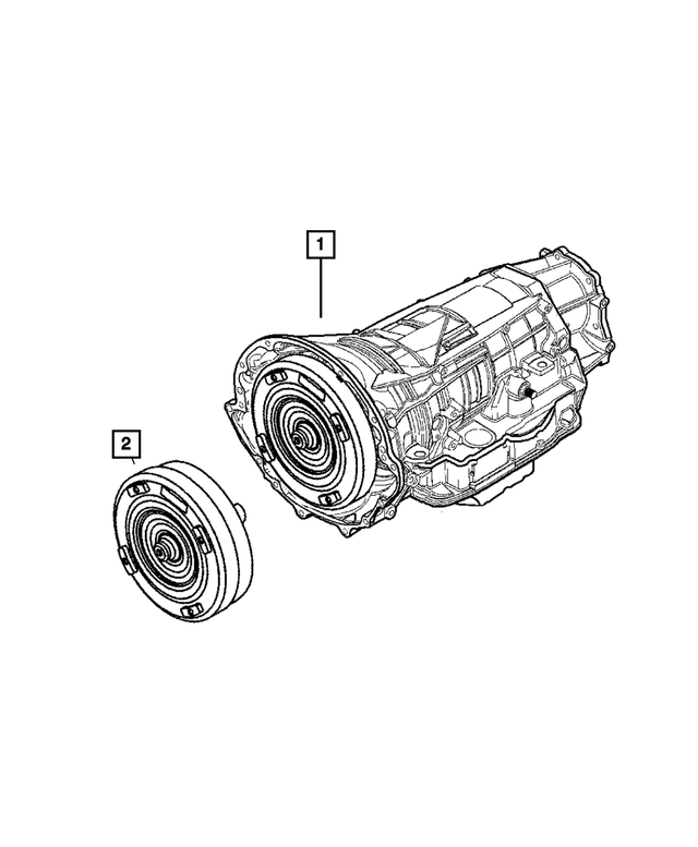 « RL009494AD – Automatic Transmission Multi-Speed : Avec Convertisseur De Couple Ens De Transmission pour Mopar Image »