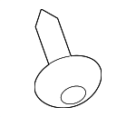 PAF82595100 - Body: Side Shield Screw for Porsche: Cayenne Image