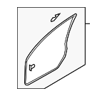 TD1158760C - Body: Surround Weather-strip for Mazda: CX-9 Image