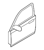 TDY15802XM - Body: Door Shell for Mazda: CX-9 Image