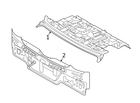 Rear Body for 2012 Kia Rio #0