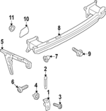 2017-2019 Audi - Upper Guide
