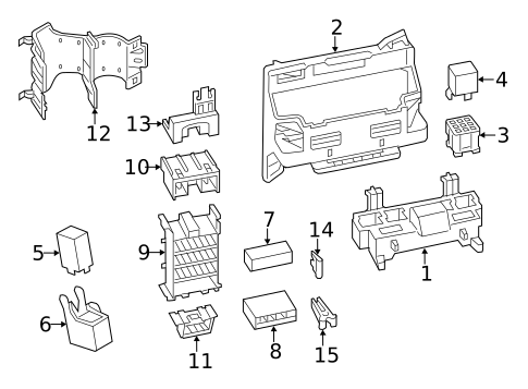 Fuse & Relay for 2021 Porsche Panamera #22