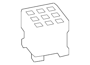 99161015100 - Electrical: Fuel Pump Relay Holder for Porsche Image