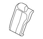 52207315103 - Body: Seat Back Pad for BMW: 428i, 428i xDrive, 430i, 430i xDrive, 435i, 435i xDrive, 440i, 440i xDrive, M4 Image